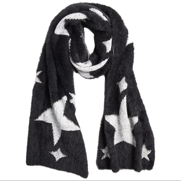 TORRID Oblong Scarf Black Allover Star New with tags.🧣 - Picture 9 of 9